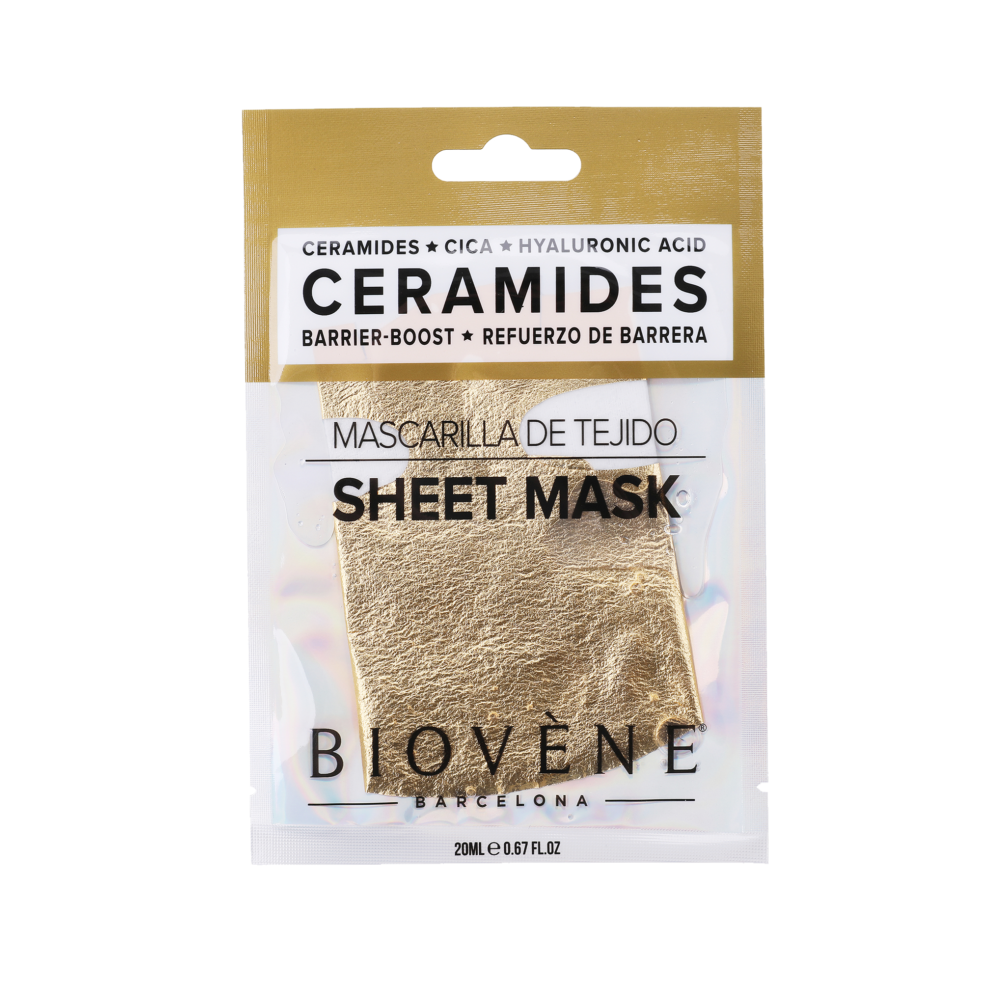 CERAMIDES Barrier-Boost Glam Sheet Mask with Cica and Hyaluronic Acid