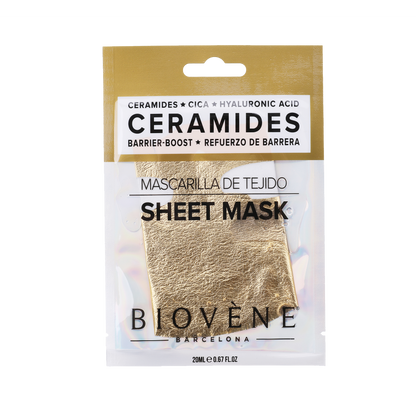 CERAMIDES Barrier-Boost Glam Sheet Mask with Cica and Hyaluronic Acid