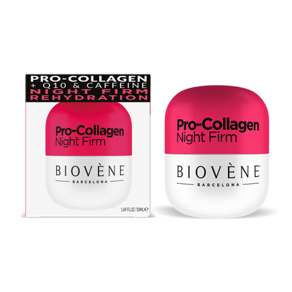 PRO-COLLAGEN NIGHT FIRM Extra-Firming Night Cream Rehydration with Collagen, Q10, Caffeine &amp; Organic Rosehip